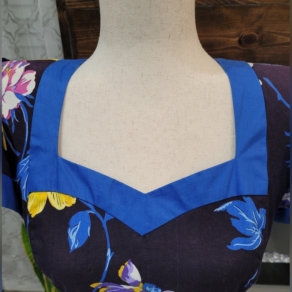 Leslie Lucks Dress, Size Small, Very Good Good Condition, Vintage - Picture 4 of 6